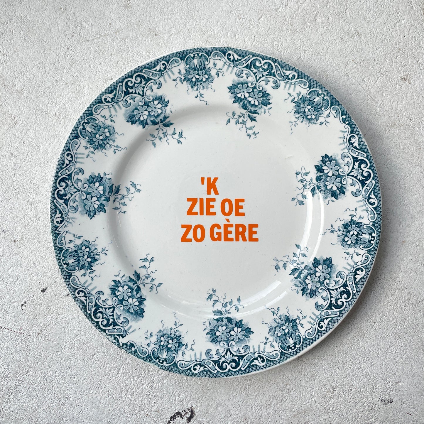 Bordje "op z'n Tilburgs"