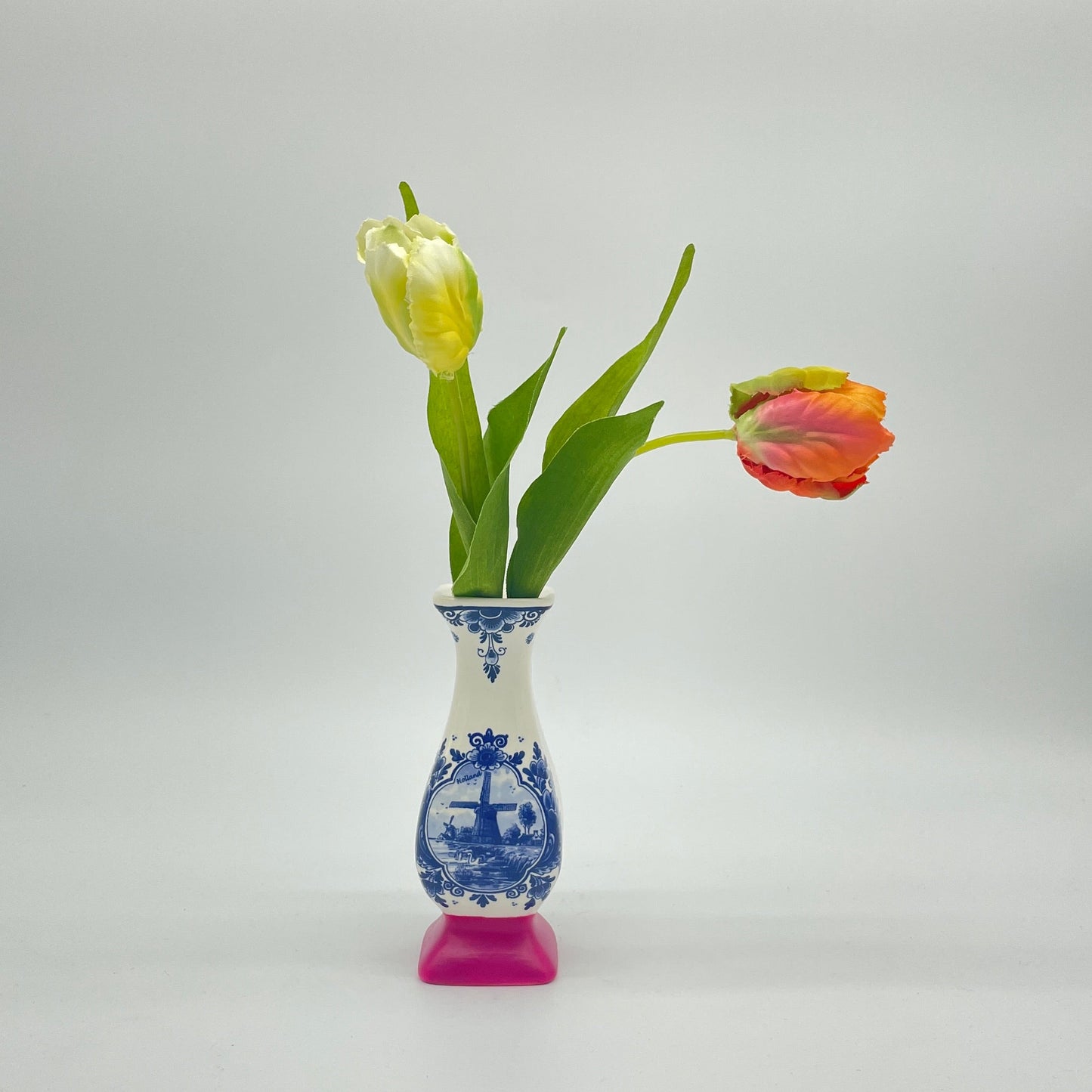 Schattig delfs blauw vaasje