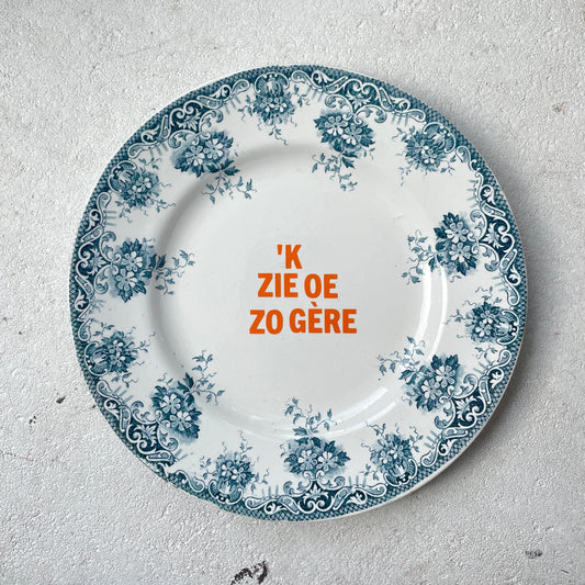 Bordje "op z'n Tilburgs"