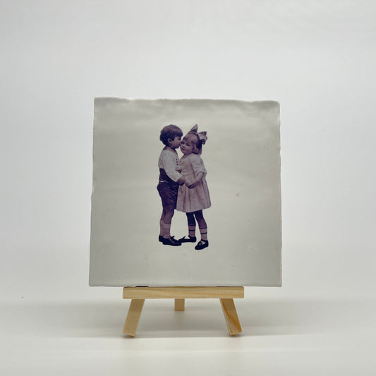 Tegeltje "Kalverliefde"