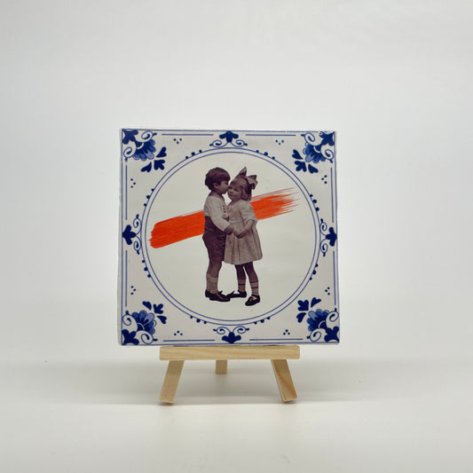 Tegeltje "Kalverliefde"