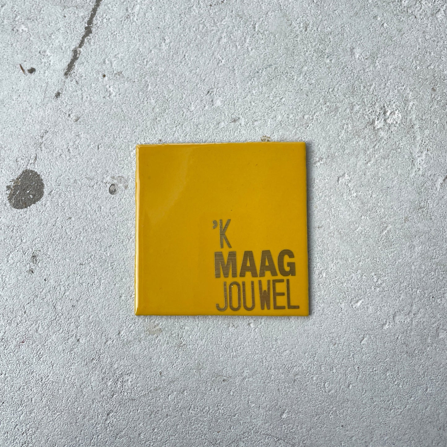 Tegeltje "op z'n Tilburgs"