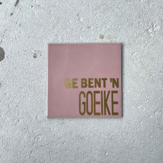 Tegeltje "op z'n Tilburgs"