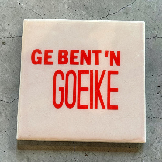 Tegeltje "op z'n Tilburgs"